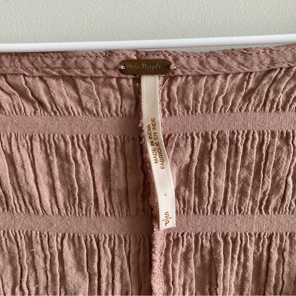 Free People Kaylani Tunic Mauve Pink Sz Small - Picture 7 of 9